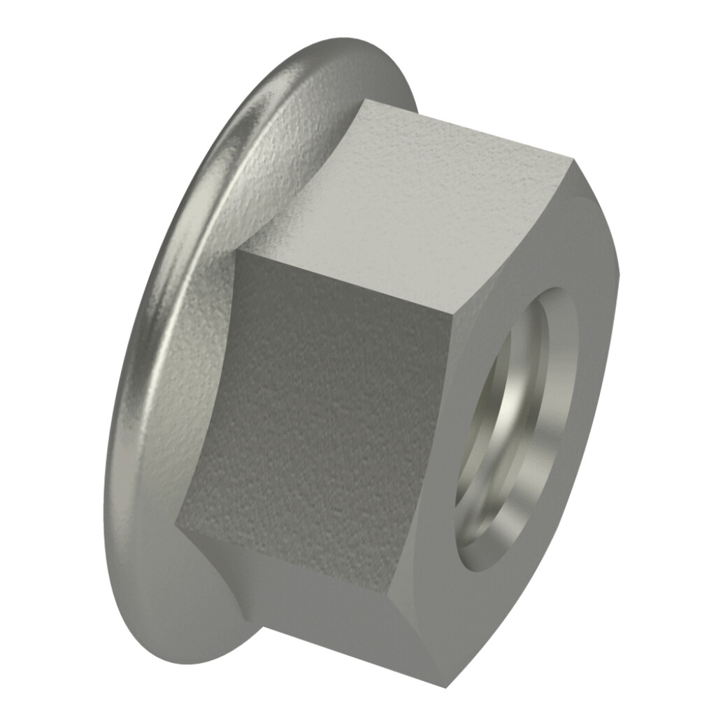 DIN 6923  M 12  A2 mit Sperrverzahnung